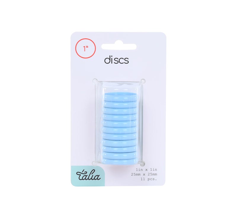 Talia Discbound Notebook - Discs (Arctic Ice, 1inch) - Image 1